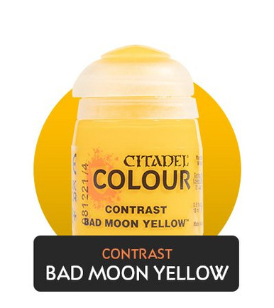 PEINTURE - CITADEL CONTRAST - BAD MOON YELLOW (18ML) 29-53