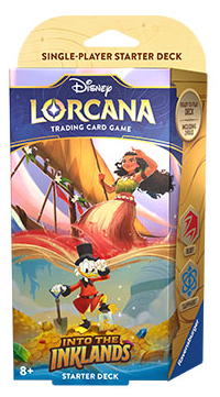 lorcana moana starter deck Disney Lorcana Into the Inklands Moana & Scrooge McDuck Starter Deck