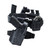 Complete police duty belt package with holster, magazine carriers, and handcuff carriers on KORE basketweave belt for LEO/Law Enforcement Side View