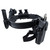 Complete police duty belt package with holster, magazine carriers, and handcuff carriers on KORE basketweave belt for LEO/Law Enforcement Rear View