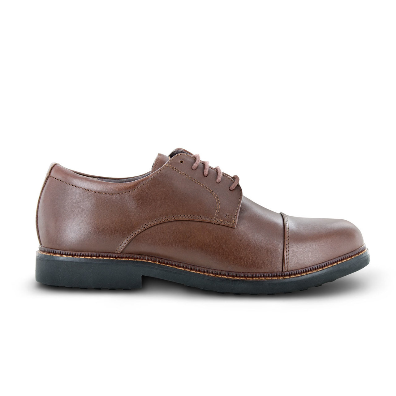Apex Men\u0026s Lexington Cap Toe Oxford - Brown