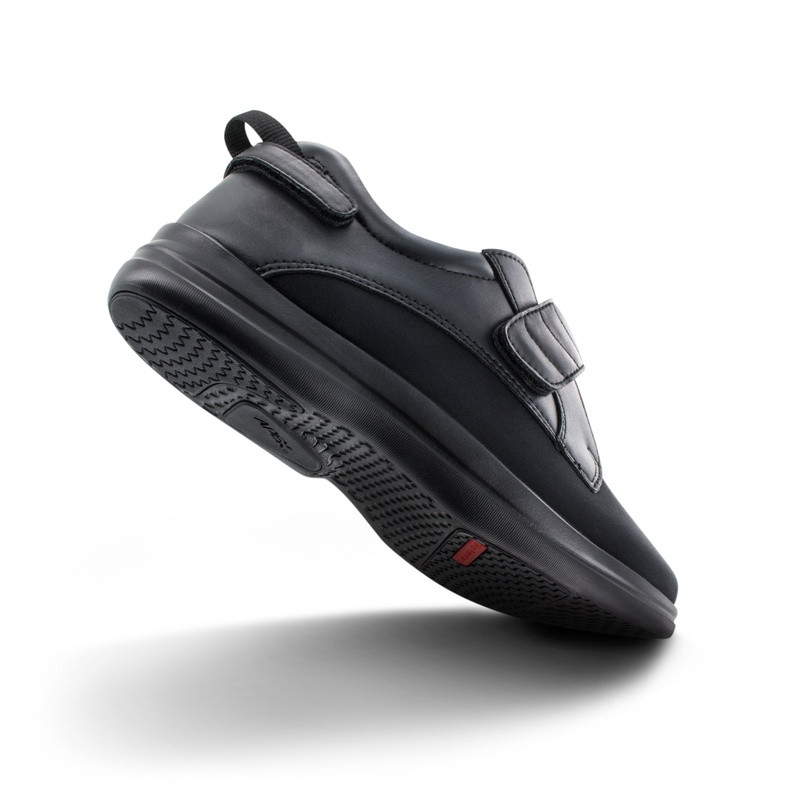 black supportive shoes