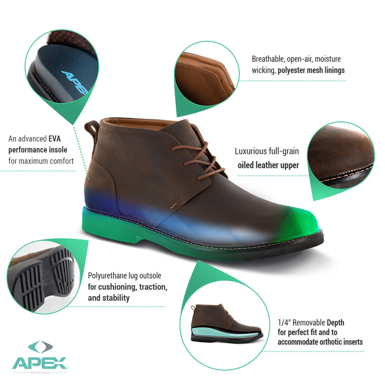 apex chukka boots