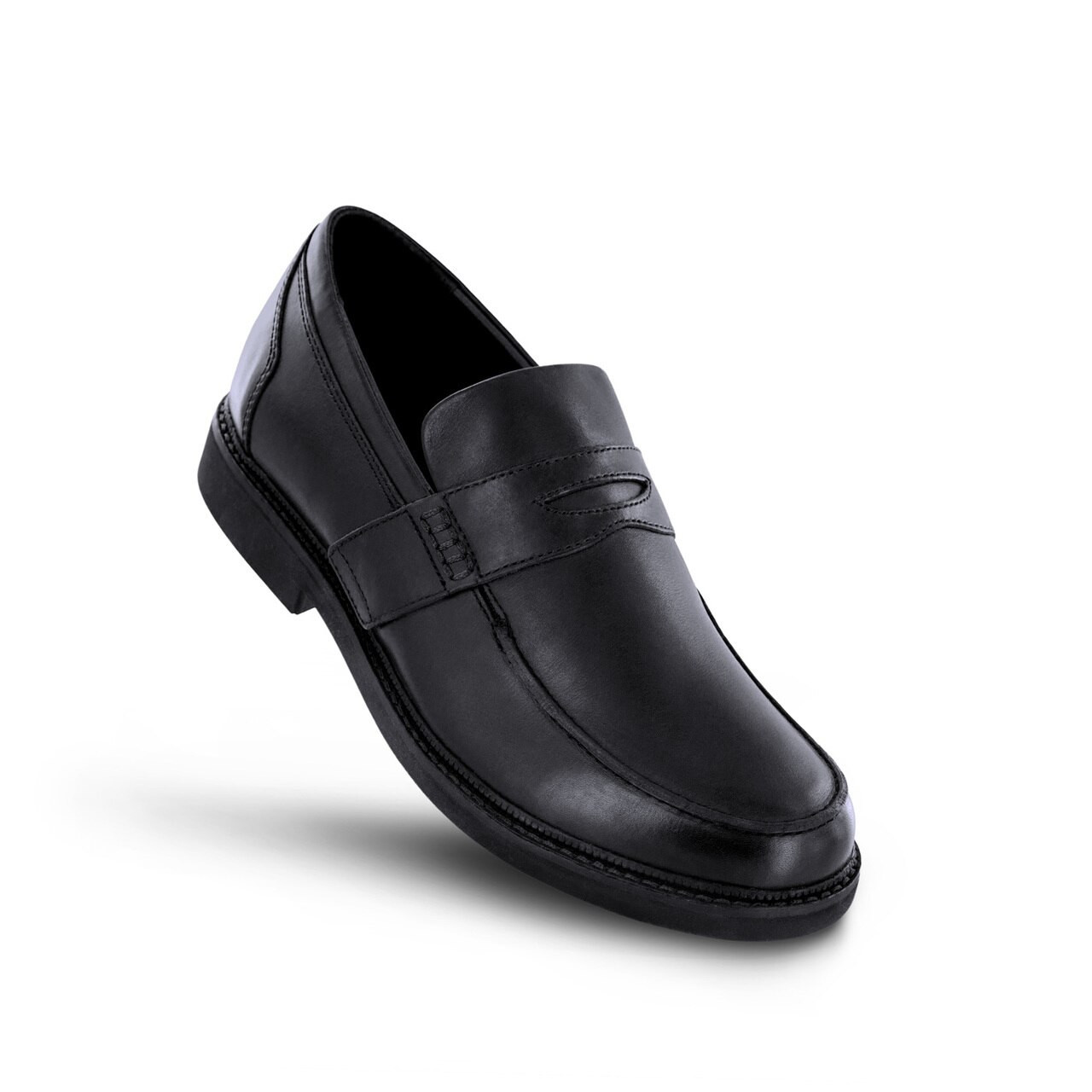 APEX Men's Lexington Strap Loafer - Black