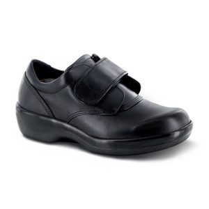 athlete's foot black leather shoes