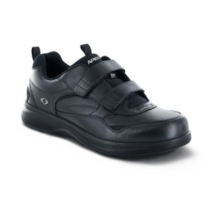  Men's Double Strap Active Walkers Active Shoe - Biomechanical - Black