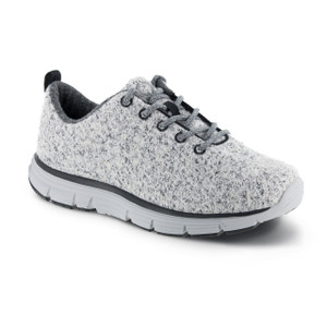  Women's Natural Wool Knit Casual Shoe - Light Grey