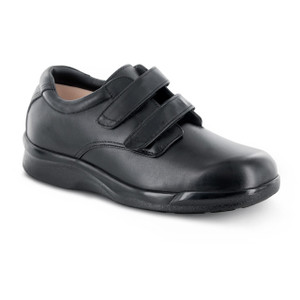  Men's Conform Double Strap Casual Shoe - Black