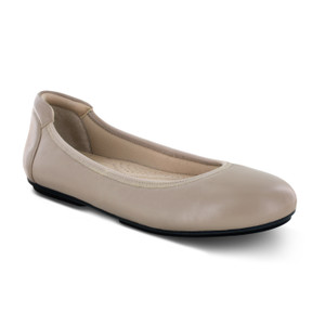  Women's Ballet Flats - Casual Shoe - Taupe