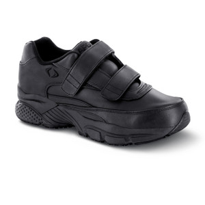 APEX Men's Strap Walking Shoe - Black