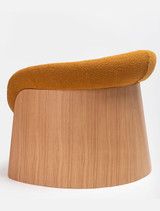 Ginger lounge chair Wood