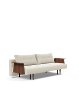 Recast Dark Styletto Sofá Cama com Braços