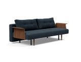Recast Dark Styletto Sofá Cama com Braços