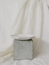 Prato Principal Octagonal Branco Mate