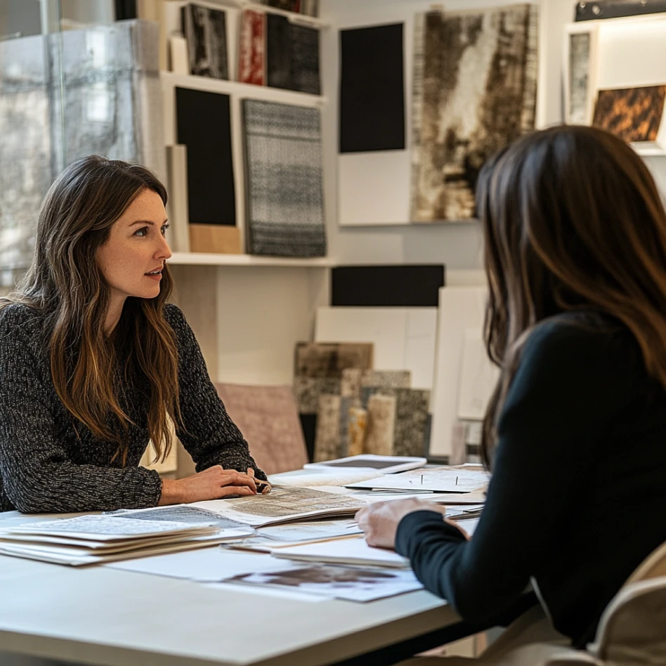 Reunião com o designer