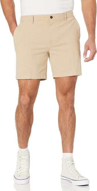  Men's Slim-Fit 7" Lightweight Comfort Stretch Oxford Short 
