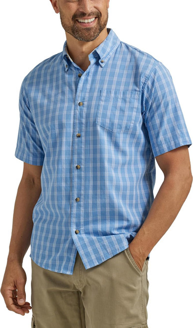   Men's Short  Classic Plaid Shirt