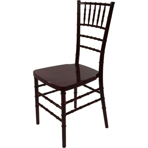 NES Reliable Mahogany Resin Chiavari Chair