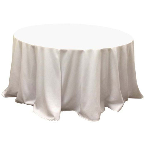 120 in Round Spun Polyester Tablecloth