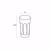 Reusable 19oz Plastic Drink Tumbler (6 Pack)