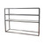 6.5 FT Chrome Bar Back Shelving with White Plexiglass