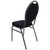 NES Reliable Teardrop Back Banquet Chair with Silver Vein Frame