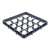 16 Compartment Glass Rack