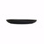 Ebony 11" Black Matte Oval Coupe Plate