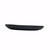 Ebony 12.75" Black Matte Oval Coupe Plate