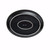 Ebony 12.75" Black Matte Oval Coupe Plate
