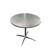 30" stainless steel tabletop cruiser table with dining height pole