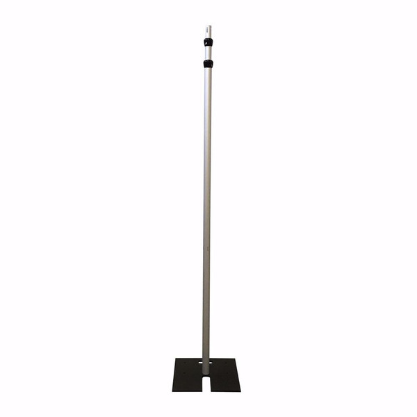 8ft to 20ft x 2" Diameter Telescoping Three-Piece Slip-Collar Upright