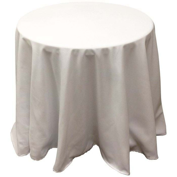 90 in Round Spun Polyester Tablecloth 90 in Round Spun Polyester Tablecloth