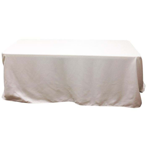 90 x 132 in Rectangle Spun Polyester Tablecloth