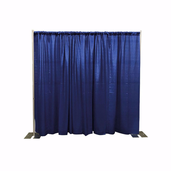 8ft Fixed Height Pipe & Drape Backdrop Kit