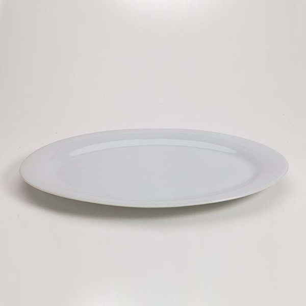 Pearl White 12" Oversize Plate