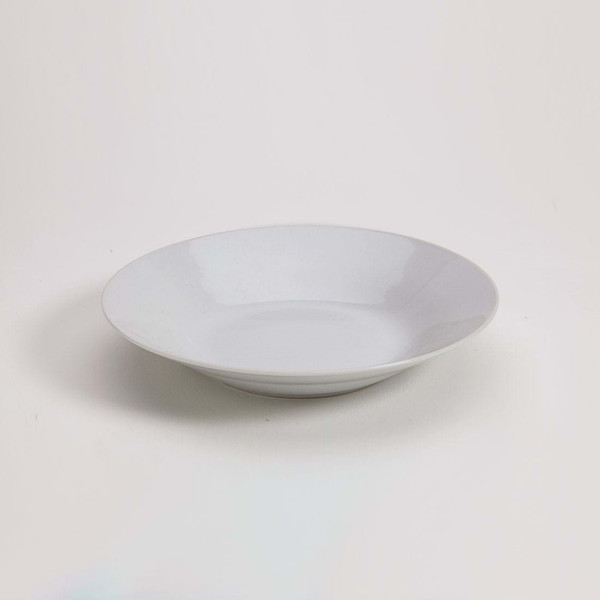 Pearl White Soup Plate