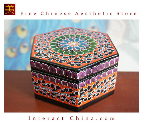 Handcrafted Thai Decorative Wooden Box Vintage Decor Hand Painted Trinket Jewelry Box Women Accessory Storage Organizer #216 Handcrafted Thai Decorative Wooden Box Vintage Decor Hand Painted Trinket Jewelry Box Women Accessory Storage Organizer #216