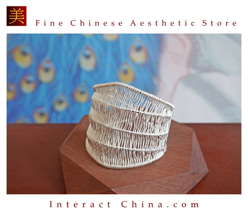 Fine 99 Cuff Bracelet High Purity Sterling Silver Jewelry 100% Handcrafted #121