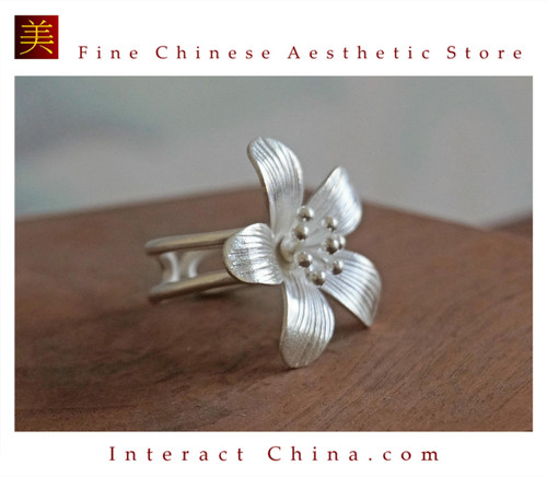 Fine 99 Ring High Purity Sterling Silver Jewelry 100% Handcrafted Art #127
