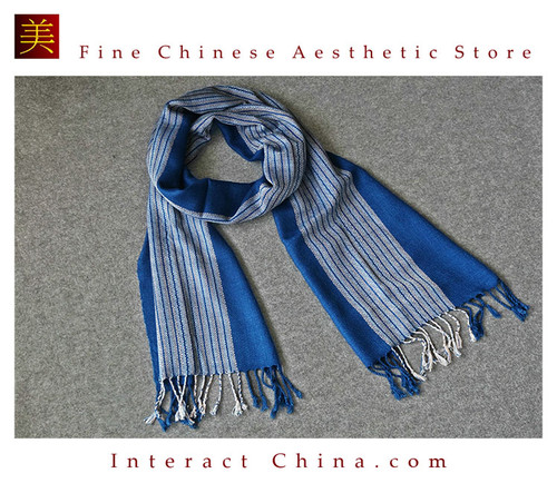 Super Soft 100% Handloom Woven Thai Ikat Batik Women Cotton Scarf Shawl #113