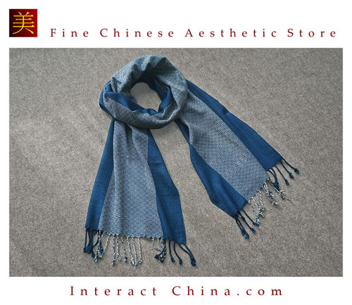 Super Soft 100% Handloom Woven Thai Ikat Batik Women Cotton Scarf Shawl #115