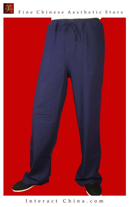 Buy MK988 Men's Casual Chinese Traditional Plus Size Harem Baggy Close  Bottom Trousers Navy Blue US XS at Amazon.in