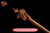 Luxury Solid Mahogany Hair Accessories Stick Pin 100% Hand Carved Wood Art #146 Luxury Solid Mahogany Hair Accessories Stick Pin 100% Hand Carved Wood Art #146