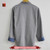 Stylish Handmade Mens Casual Linen Cotton Mandarin Collar Blazer Jacket #106