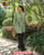 One Piece Only Casual Chic Summer Blouse for Women with Buttons and Sleeves Beautifully Hand Painted Made from a Cotton Linen Blend Fabric in Green 102 One Piece Only Casual Chic Summer Blouse for Women with Buttons and Sleeves Beautifully Hand Painted Made from a Cotton Linen Blend Fabric in Green 102