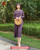 One Piece Only Casual Duster Cardigan Maxi Jacket Dress for Women Made from Cotton Linen Blend in Purple with Frog Buttons and Long Sleeves Handmade 102 One Piece Only Casual Duster Cardigan Maxi Jacket Dress for Women Made from Cotton Linen Blend in Purple with Frog Buttons and Long Sleeves Handmade 102