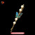 Peacock Feather Dian Cui Style Butterfly Hair Clip Handmade Heritage Art Jewelry #104