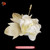 Elegant Silk Velvet White Camellia Brooch Ronghua Style Handmade Art Jewelry #105