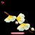 Elegant Silk Velvet Gold Splashed Ginkgo Leaf  New Design Brooch Ronghua Style Handmade Art Jewelry #102